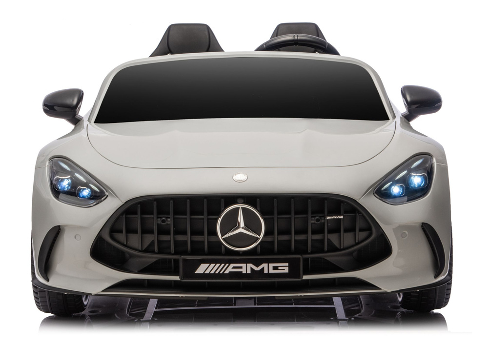 Vaikiškas elektromobilis Mercedes AMG DK-GT63, šviesiai pilkas 2