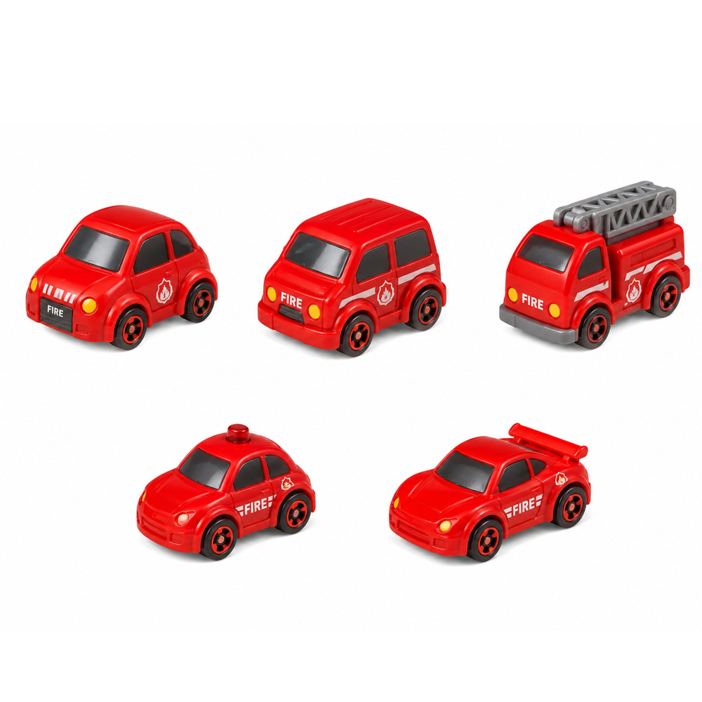Interaktyvus automobilių garažas su trasa ir keltuvu, raudonas, 52 × 36 × 46 cm, su 8 automobiliais 3