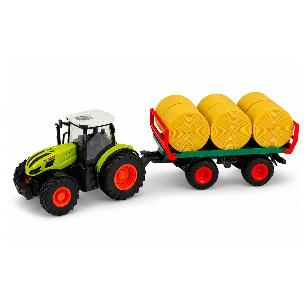 RC traktorius su priekaba 1:24