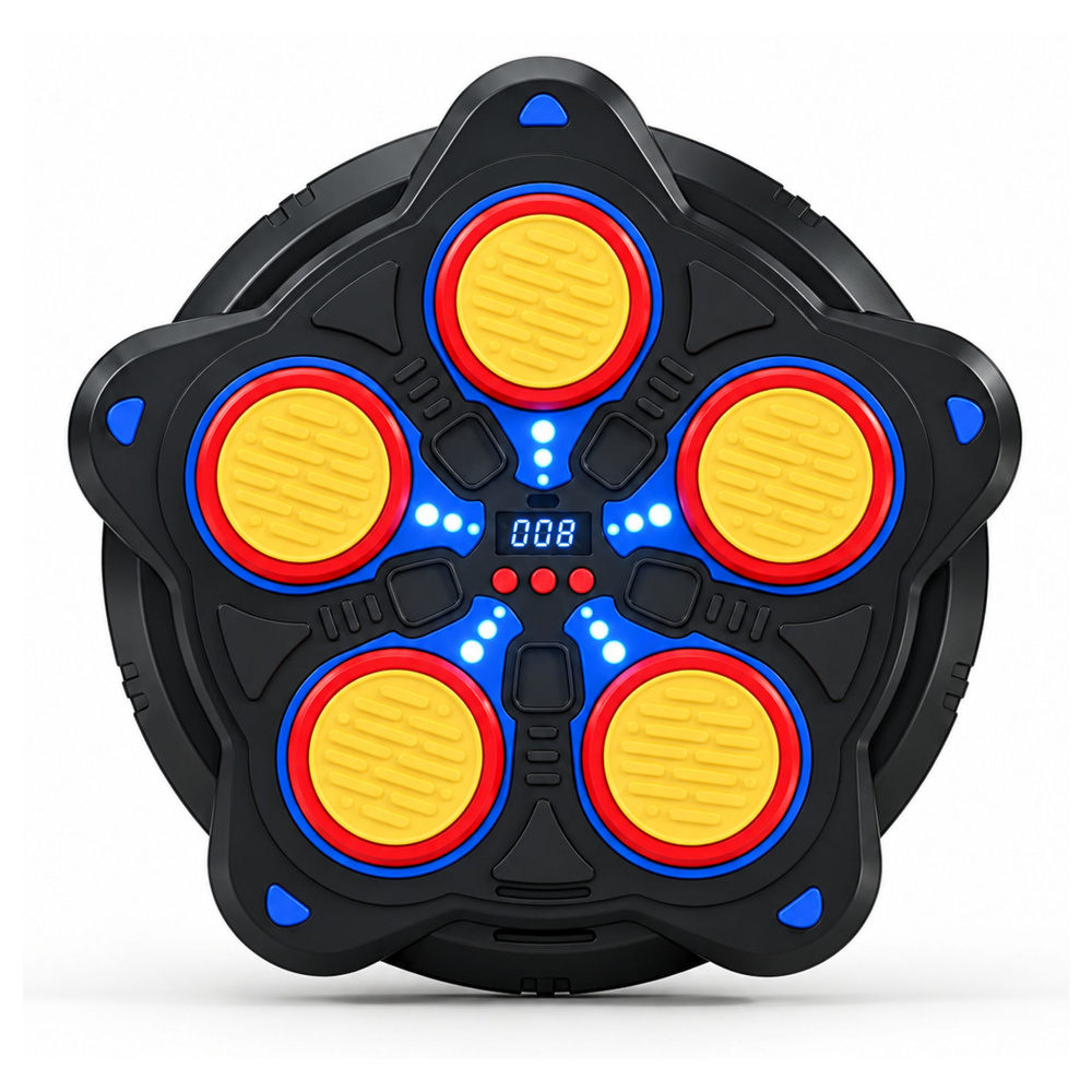 Elektroninis bokso taikinys su LED apšvietimu ir Bluetooth, juodas, 31,2 x 30 x 4,5 cm 3