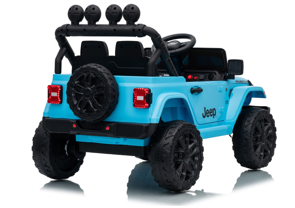 Akumuliatorinis automobilis Jeep Rubicon DK-JWR558 šviesiai mėlynas 3