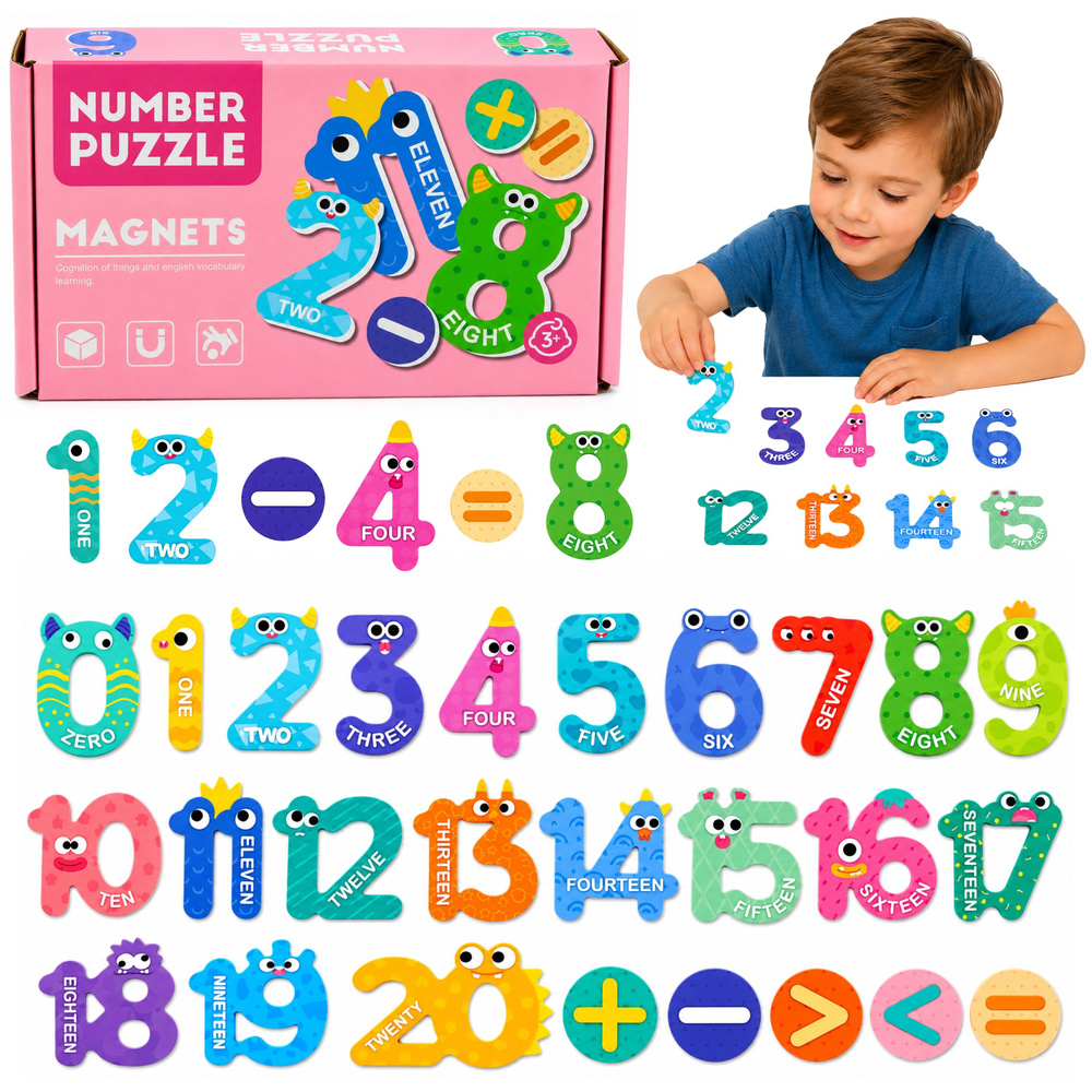 Magnetinė dėlionė 26 vnt.