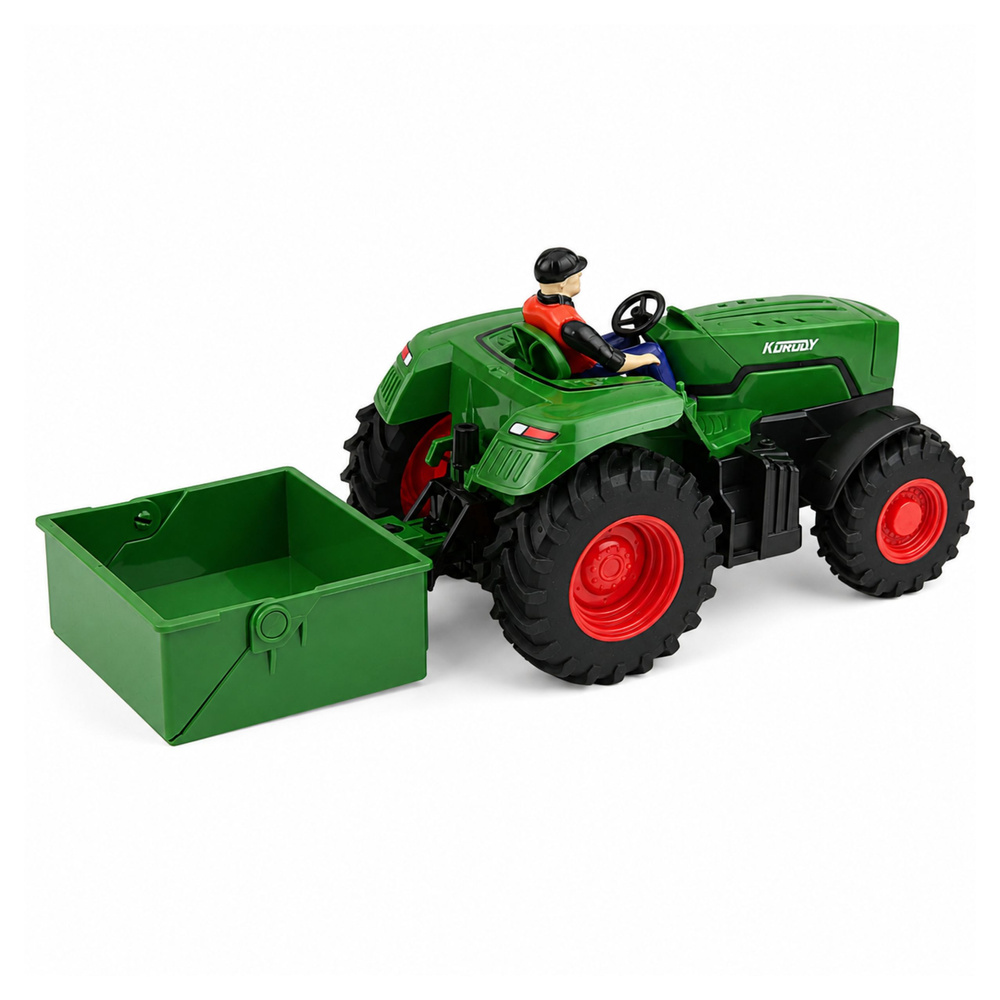 RC traktorius 1:24 su dėžine priekaba 3