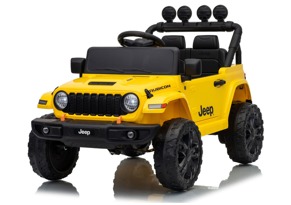Akumuliatorinis automobilis 24 V geltonas