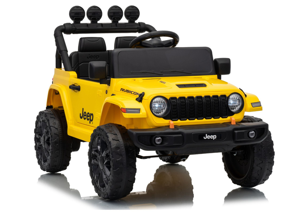 Akumuliatorinis automobilis 24 V geltonas