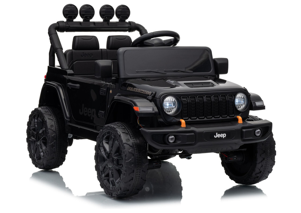 Elektromobilis Jeep Rubicon Juoda