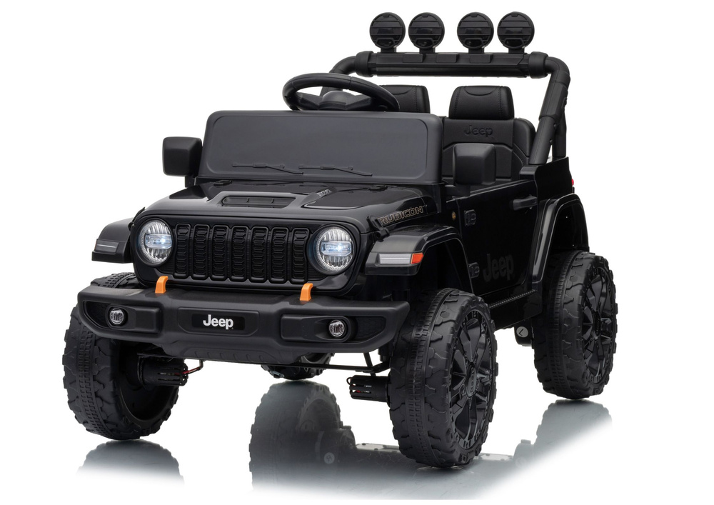 Elektromobilis Jeep Rubicon Juoda