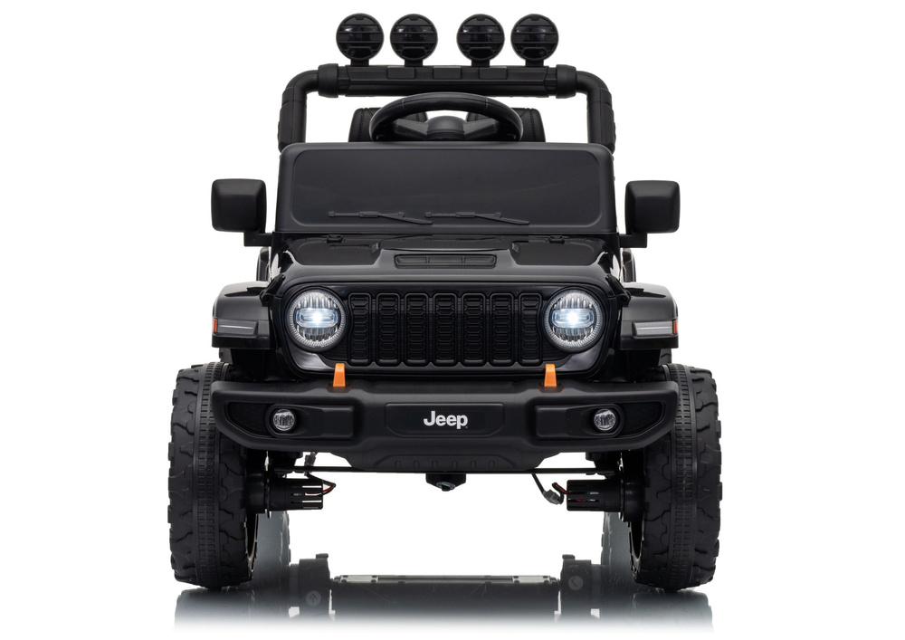 Elektromobilis Jeep Rubicon Juoda 2