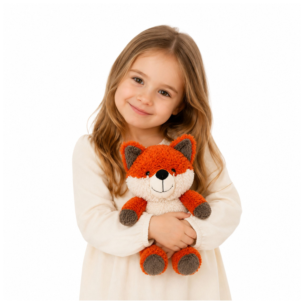 Pliušinė lapė 28 cm