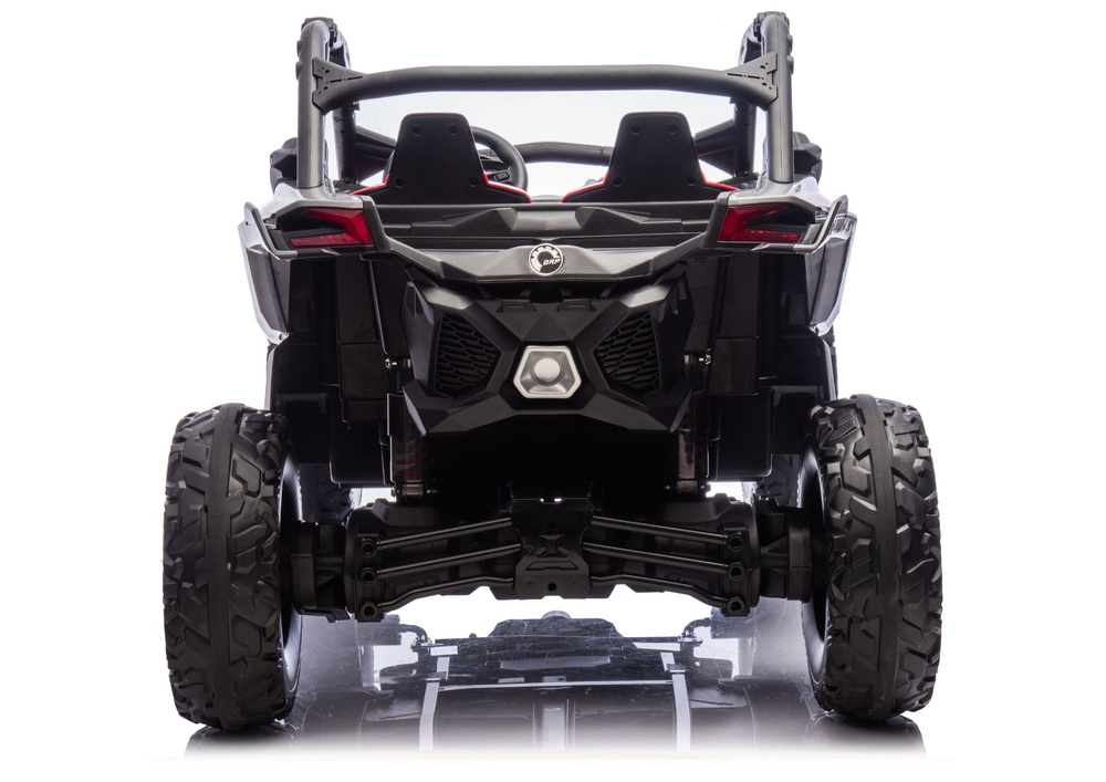 Akumuliatorinis automobilis raudonas 3
