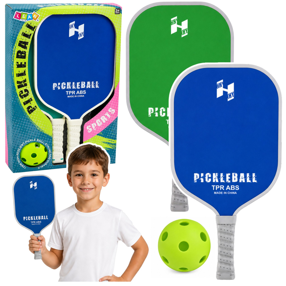 Pickleball rinkinys (žalia, mėlyna) 2 vnt.