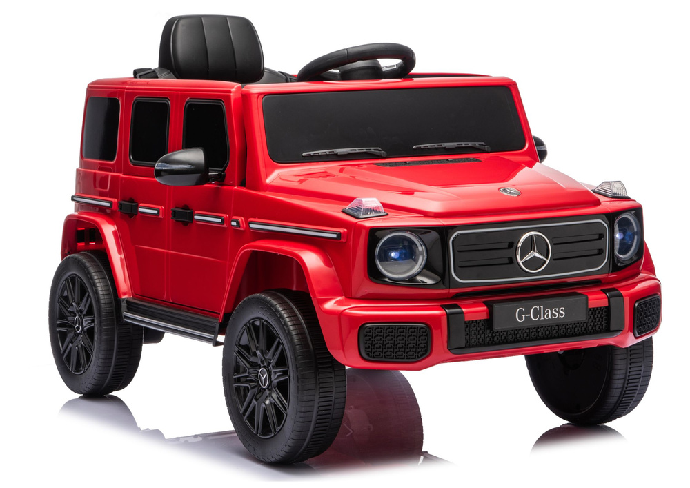 Elektromobilis Mercedes G 4x4 24 V raudonas