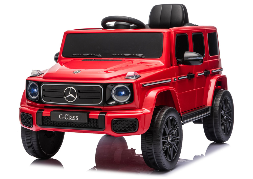 Elektromobilis Mercedes G 4x4 24 V raudonas