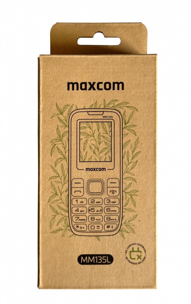 Telefonas maxcom mm135 black blue