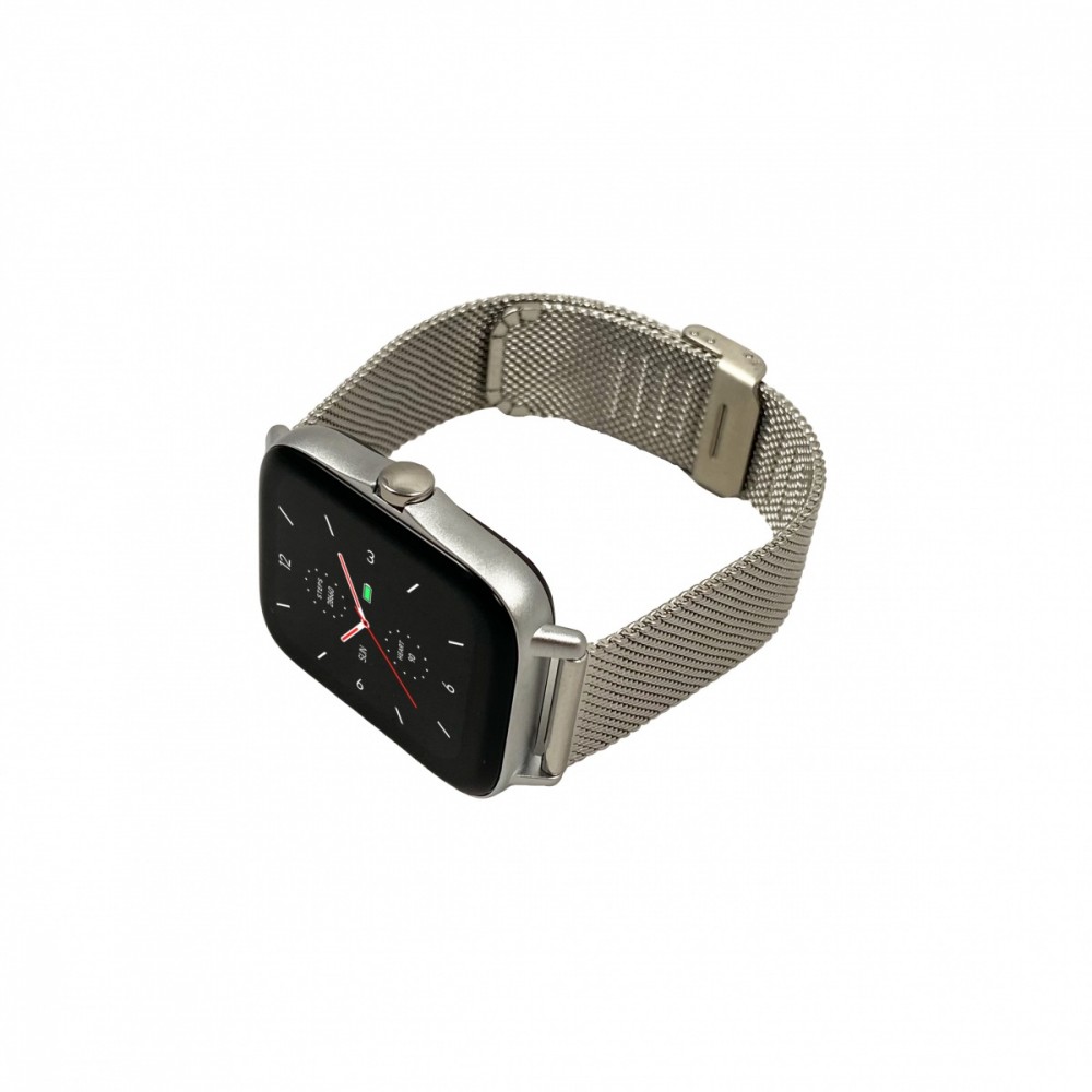 Išmanusis laikrodis maxcom smartwatch fit fw55 aurum pro sidabras – 5908235977126