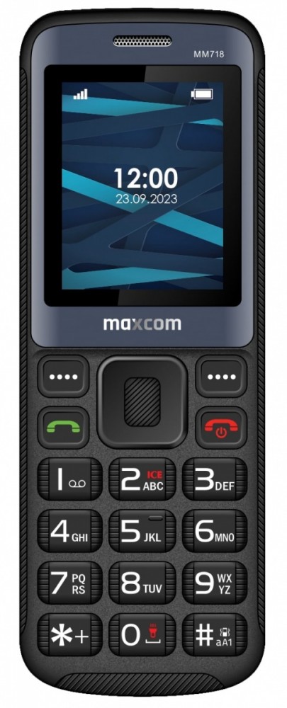 Telefonas maxcom mm718 black