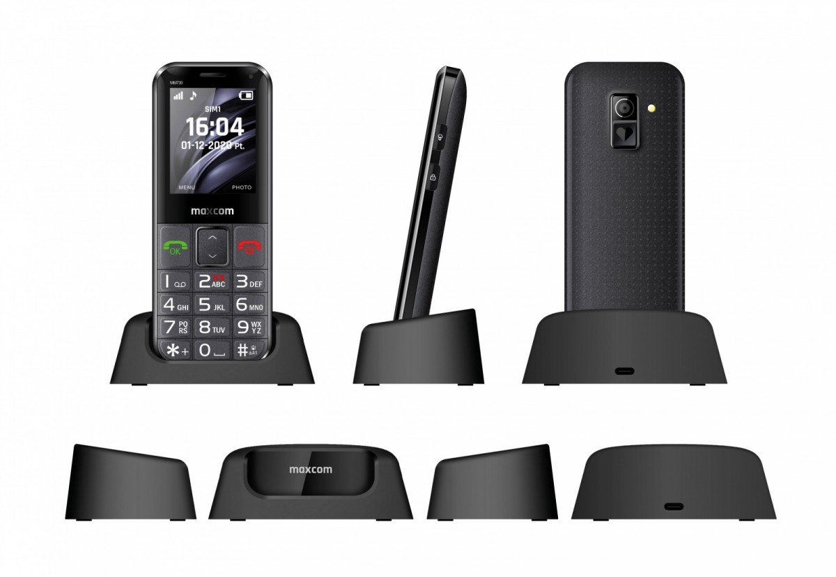 Telefonas maxcom comfort mm730 senior phone 2g black