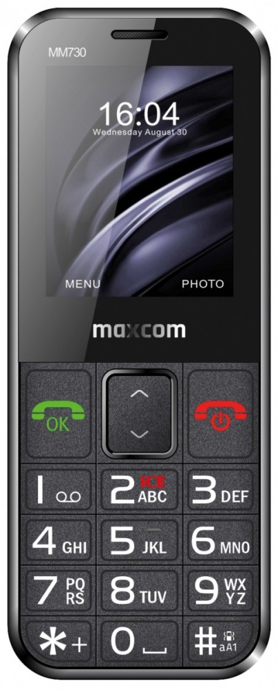 Telefonas maxcom comfort mm730 senior phone 2g black