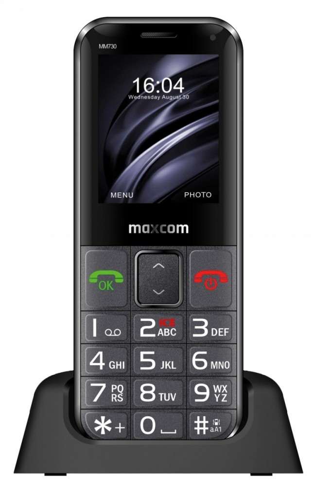 Telefonas maxcom comfort mm730 senior phone 2g black