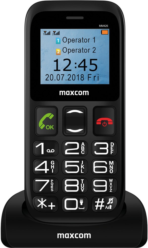 Telefonas maxcom mm 426se mobilusis telefonas