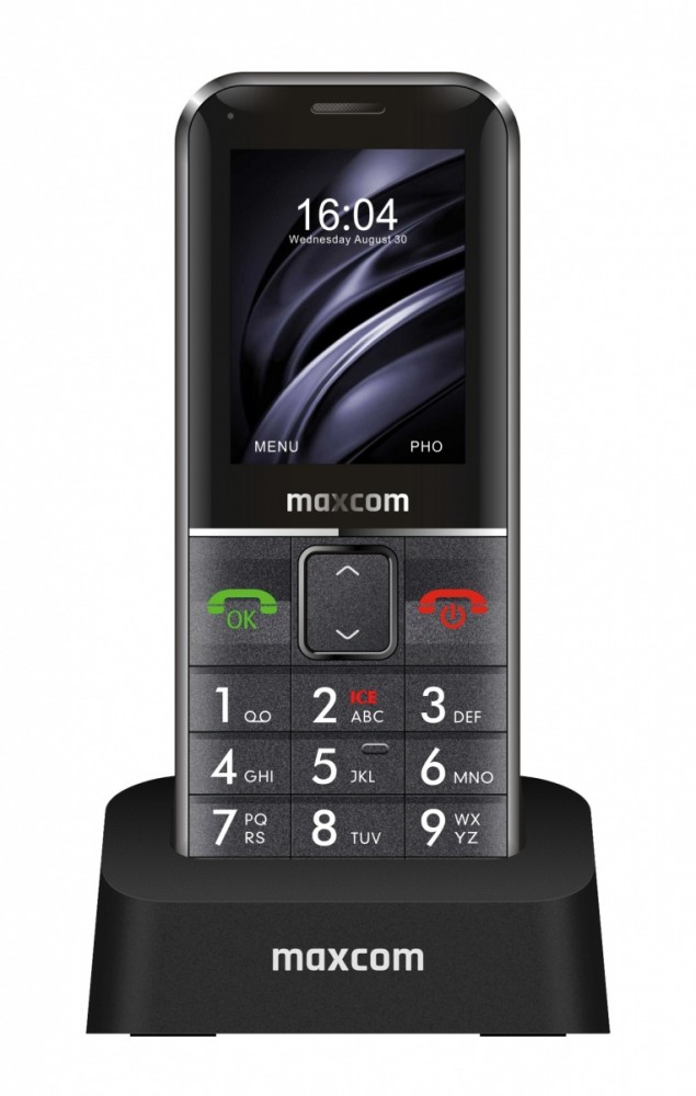 Telefonas maxcom comfort mm735 black