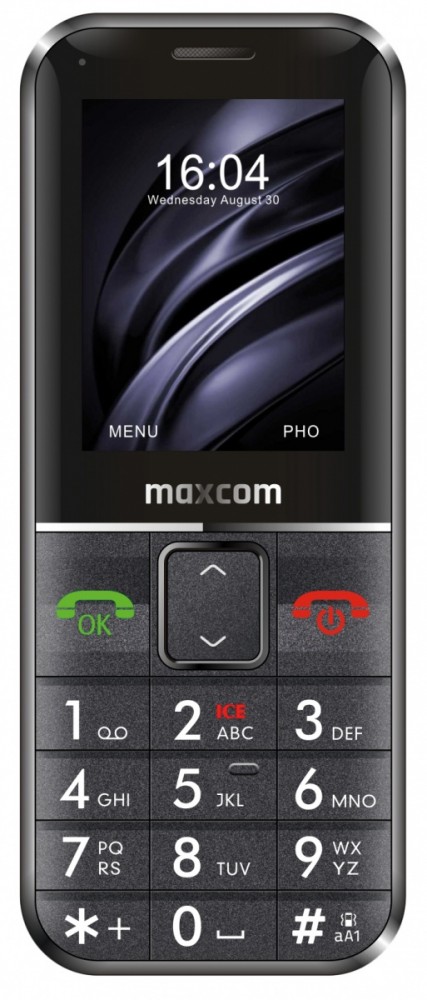 Telefonas maxcom comfort mm735 black