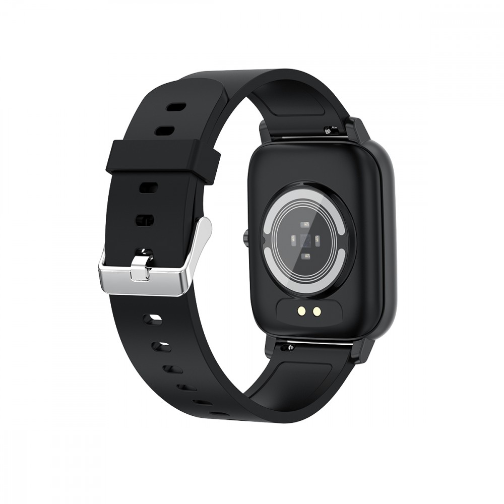 Išmanusis laikrodis maxcom smartwatch fit fw55 aurum pro black – 5908235977102