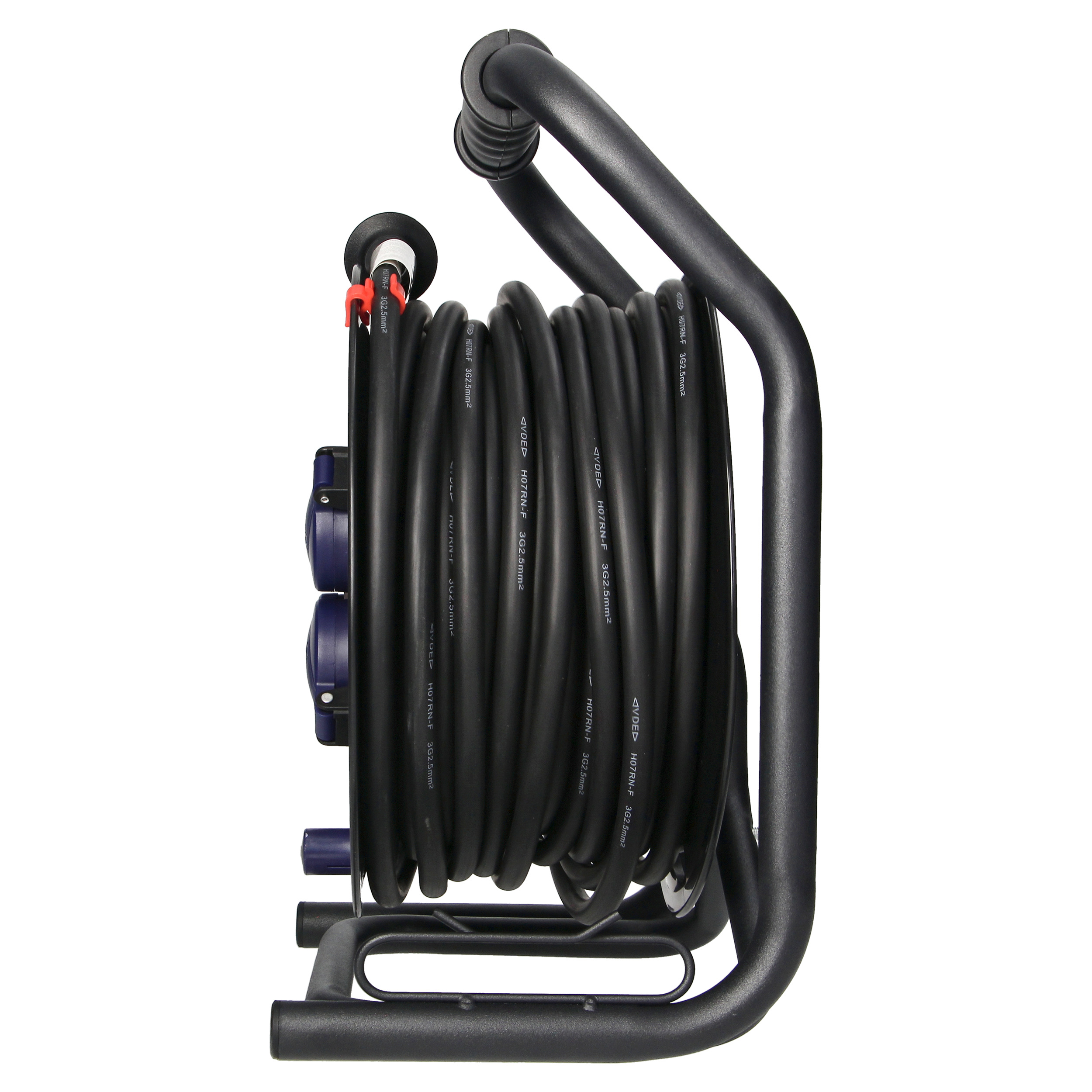 Mini ilgintuvas 4 lizdai 2p+z 15 m or-ae-1339/g(gs) schuko pilka