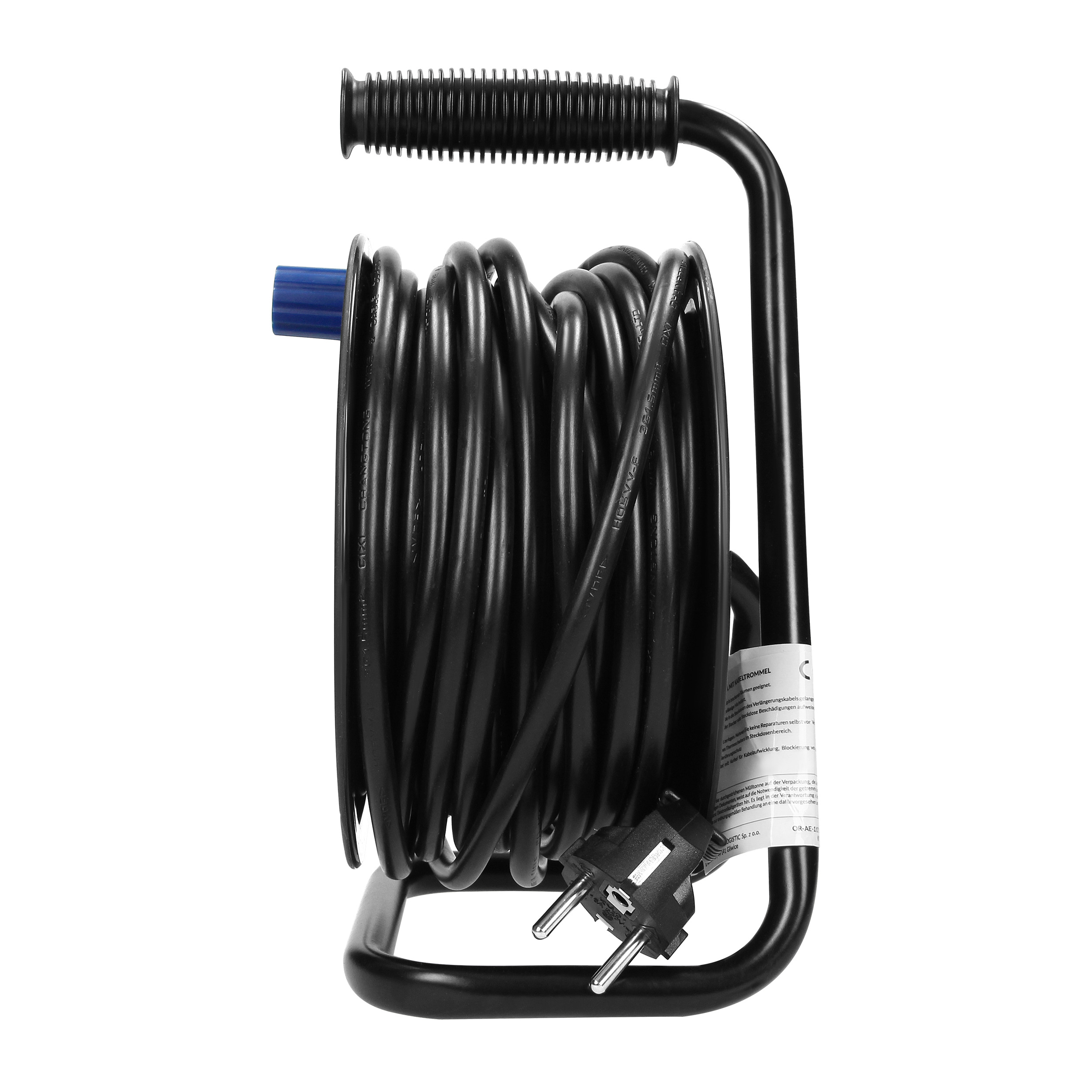Mini ilgintuvas 4 lizdai 2p+z 15 m or-ae-1339/g(gs) schuko pilka