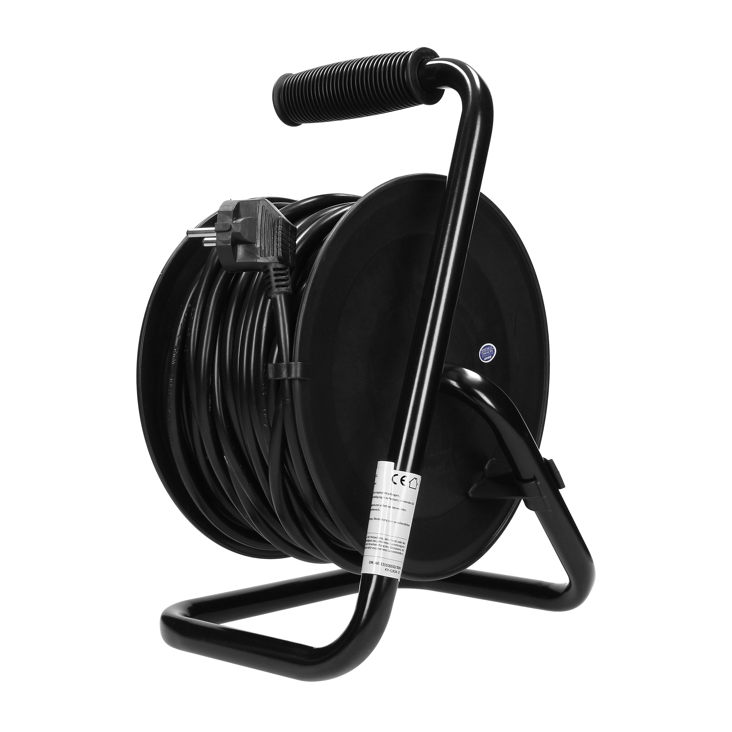 Mini ilgintuvas 4 lizdai 2p+z 15 m or-ae-1339/g(gs) schuko pilka