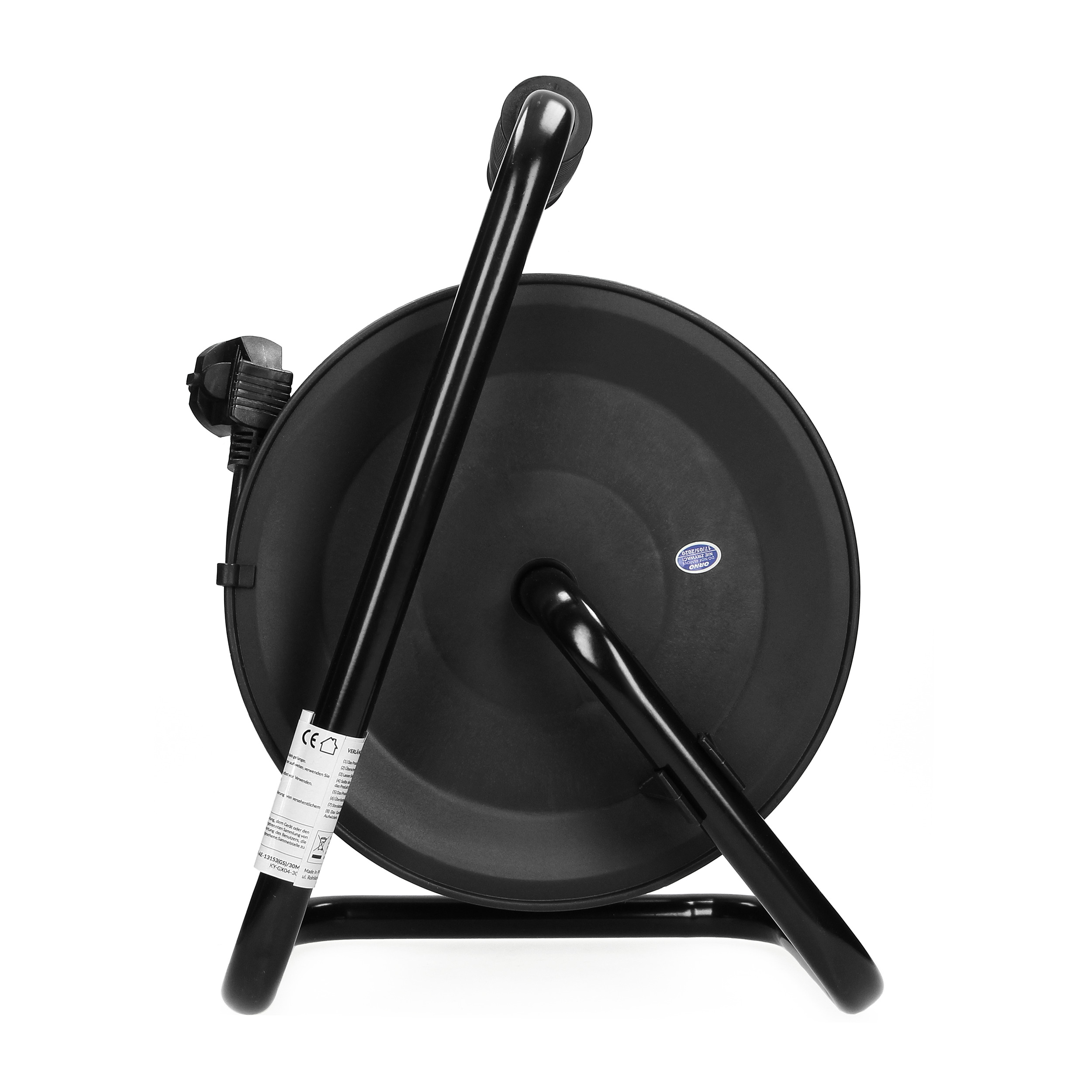 Mini ilgintuvas 4 lizdai 2p+z 15 m or-ae-1339/g(gs) schuko pilka