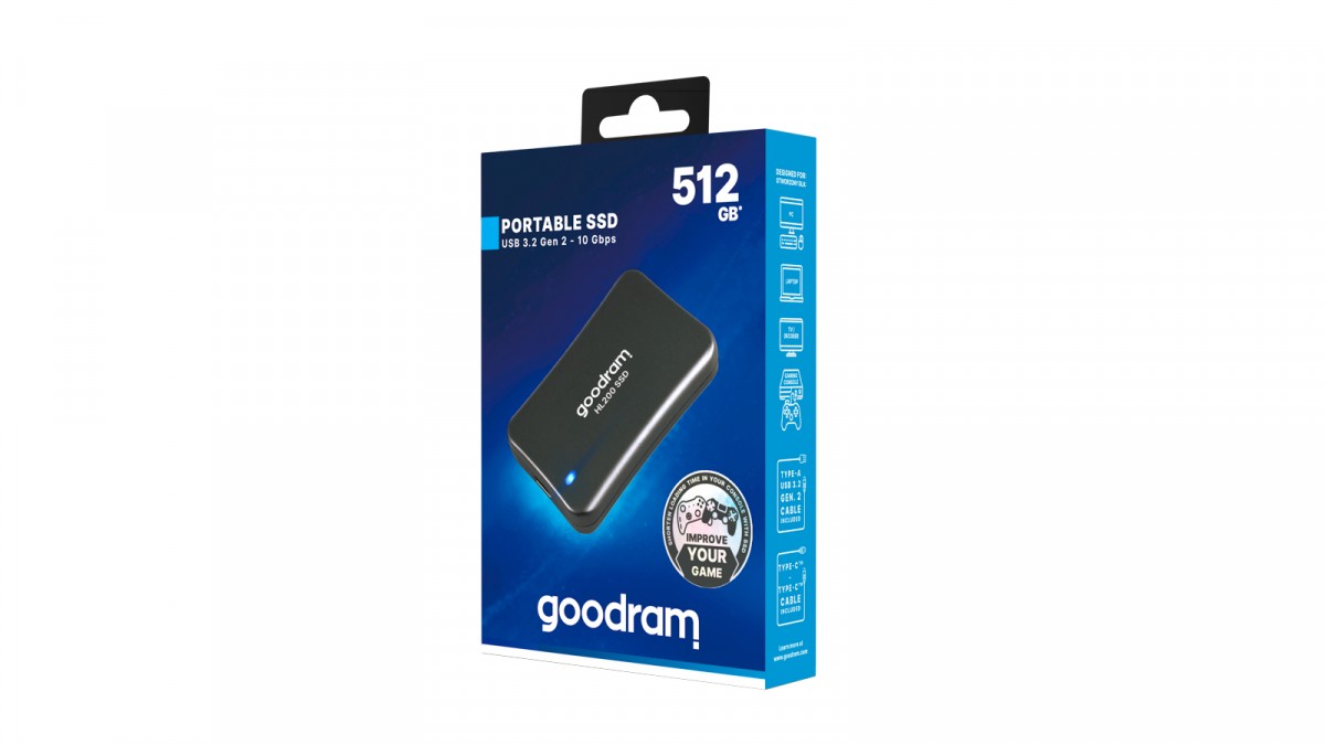 Išorinis kietasis diskas goodram hl200, 512gb