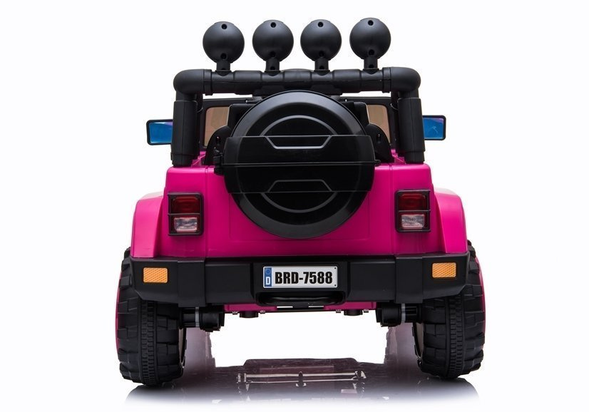 Brd-7588 rožinis – elektrinis vaikiškas automobilis