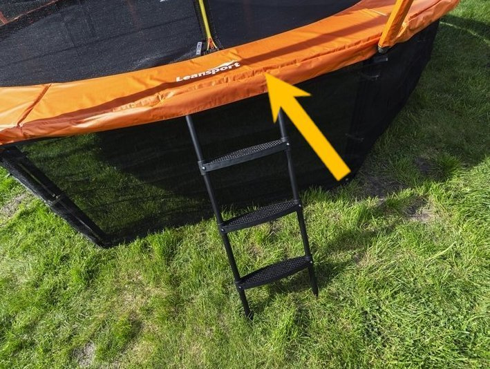 Batuto spyruoklių apsauga 305 cm lean sport best