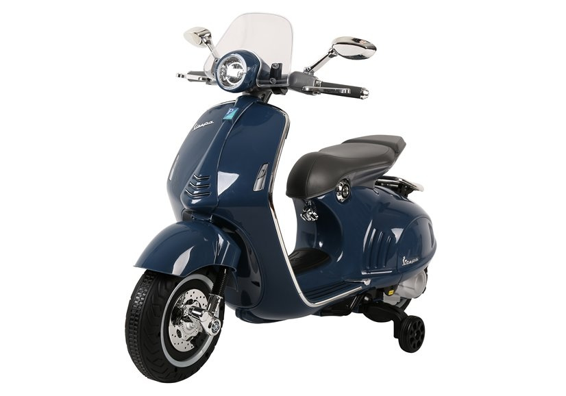 Elektrinis motoroleris vaikams vespa gts 300, mėlynas