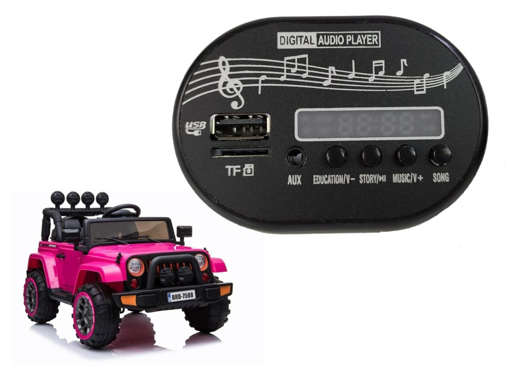 Muzikinis automobilio skydelis brd-7588