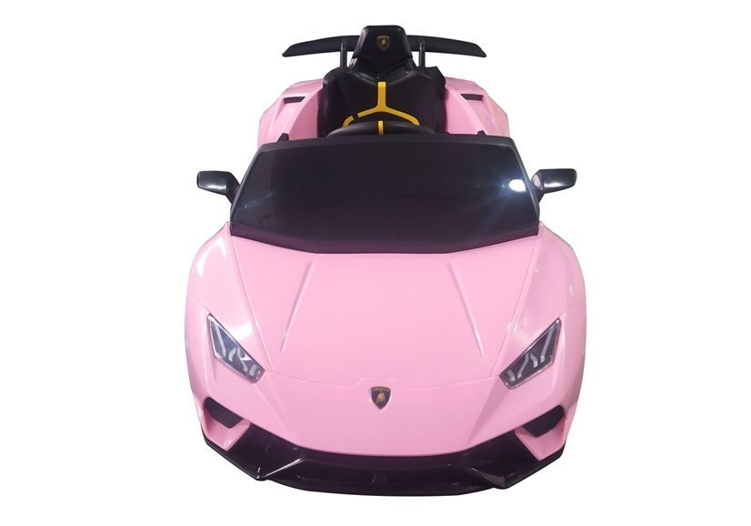 Vienvietis elektromobilis vaikams lamborghini huracan, rožinis
