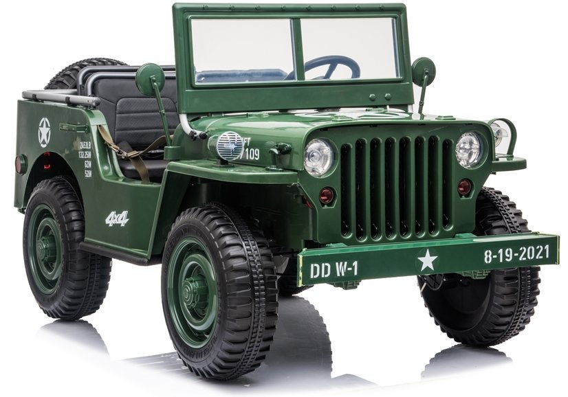 Elektromobilis vaikams jeep jh101, žalias