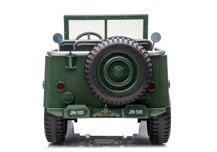 Elektromobilis vaikams jeep jh101, žalias