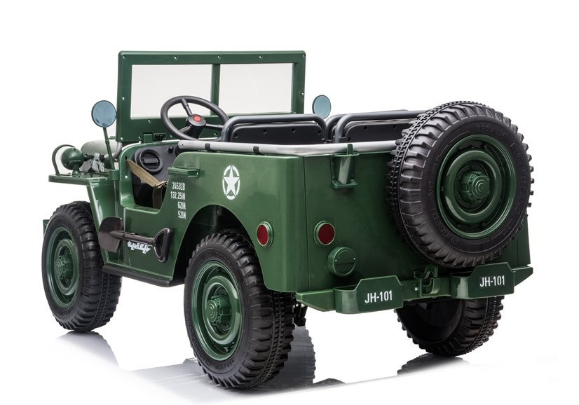 Elektromobilis vaikams jeep jh101, žalias