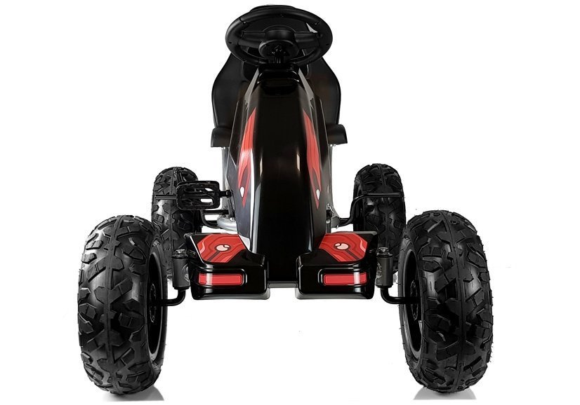 Gokartas su pedalais b012, juodas