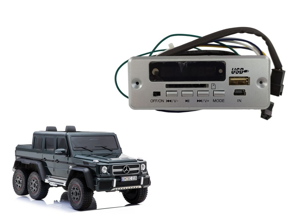 Muzikinis automobilio skydelis su baterija dmd 318 ls618