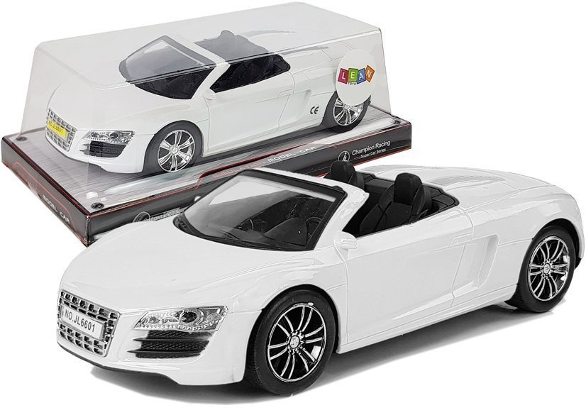 Žaislinis automobilis white 1:18, 1 vnt.