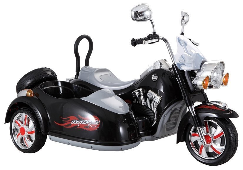 Elektrinis Motociklas Su Lopšiu Sx138, Juodas