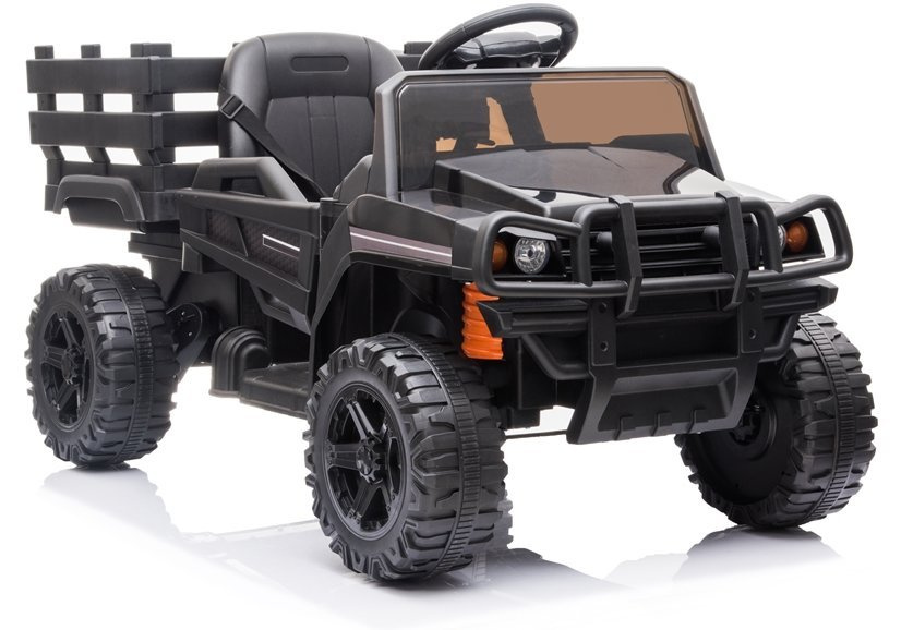 Vaikiškas elektrinis visureigis „farmer pick-up“ (modelis bdm0926, juodas)