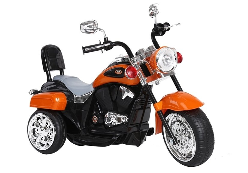 Elektrinis motociklas vaikams tr1501, oranžinis