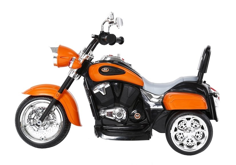 Elektrinis motociklas vaikams tr1501, oranžinis
