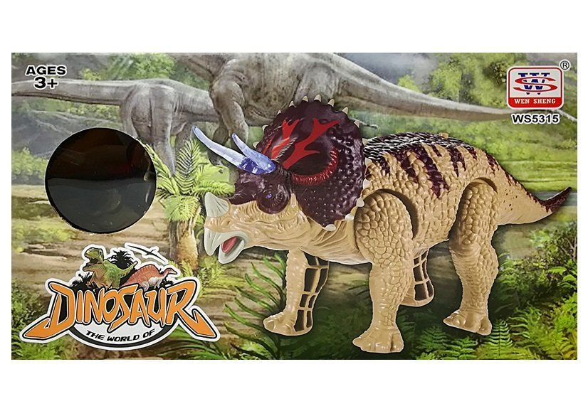 Žaislinis triceratops dinozauras lean toys