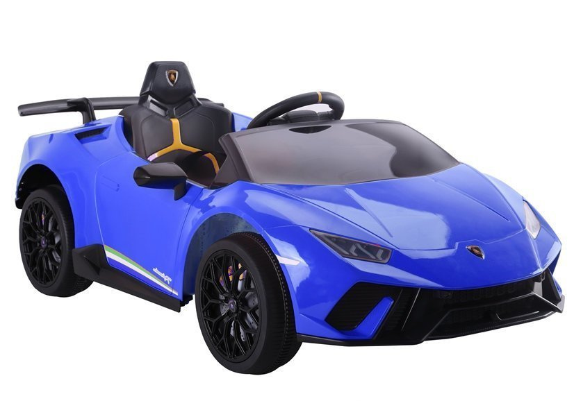 Vienvietis elektromobilis vaikams lamborghini huracan, mėlynas