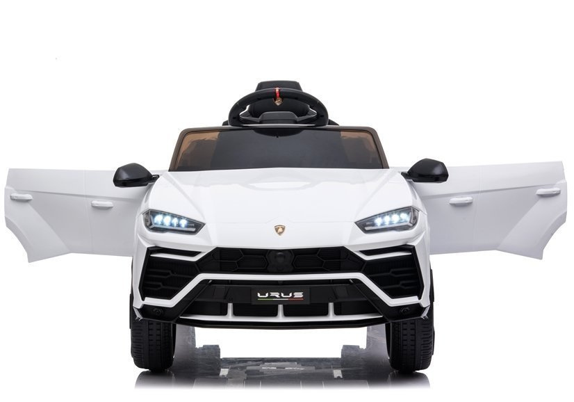 Vienvietis elektromobilis lamborghini urus bdm0923, baltas